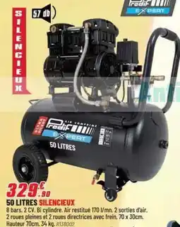 Brico Pro Db - 50 litres silencieux offre