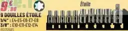 Brico Pro 9 douilles étoile offre