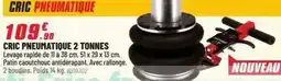 Brico Pro Cric pneumatique 2 tonnes offre