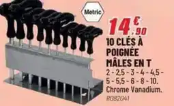 Brico Pro 10 clés à poignée offre