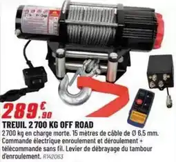 Brico Pro Treuil 2 700 kg off road offre
