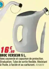 Brico Pro Broc verseur 5 l offre