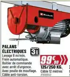 Brico Pro Einhell - palans électrique offre