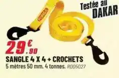 Brico Pro Sangle 4 x 4 + crochets offre