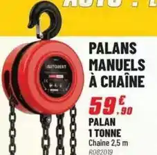 Brico Pro Palan 1 tonne offre