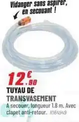 Brico Pro Tuyau de transvastement offre