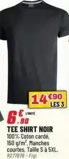 Brico Pro Tee shirt noir offre