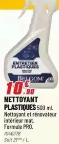 Brico Pro Nettoyant plastiques offre