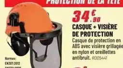 Brico Pro Casque + visière de protection offre