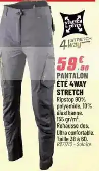 Brico Pro Way - pantalon ete 4way stretch offre