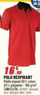 Brico Pro Maille - polo respirant offre