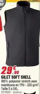Brico Pro Shell - gilet soft shell offre