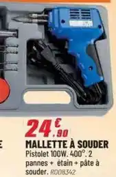 Brico Pro Mallette a souder offre