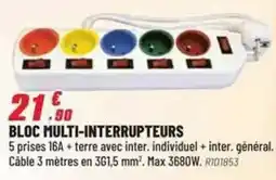 Brico Pro Bloc multi-interrupteurs offre