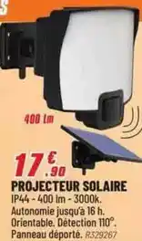 Brico Pro Projecteur solaire offre