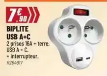 Brico Pro Biplite usb a+c offre