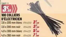 Brico Pro 100 colliers d'electricien offre