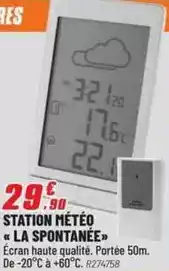 Brico Pro Station meteo offre