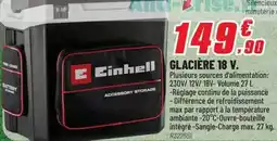 Brico Pro Einhell - glacière 18 v offre