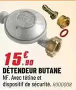 Brico Pro Detendeur butane offre