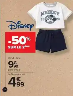 Carrefour Drive Disney - l'ensemble offre