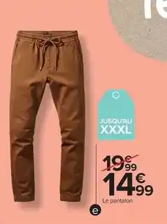 Carrefour Drive Pantalon garçon offre