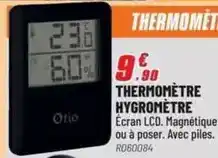 Brico Pro Thermomètre hygromètre offre
