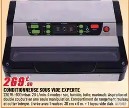 Brico Pro Conditionneuse sous vide experte offre