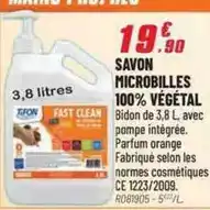 Brico Pro Orange - savon microbilles 100% vegetal offre