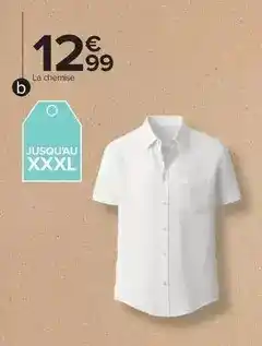 Carrefour Drive La chemise offre