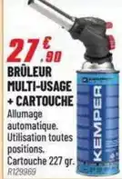 Brico Pro Kemper - bruleur multi-usage + cartouche offre