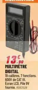 Brico Pro Cat - multimetre digital offre
