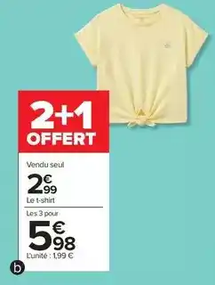 Carrefour Drive T-shirt menina offre