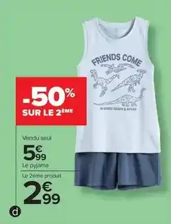 Carrefour Drive Pyjama bebe offre
