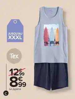 Carrefour Drive Tex - pyjama femme offre