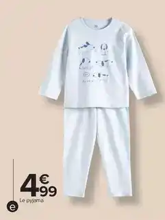 Carrefour Drive Pyjama femme offre