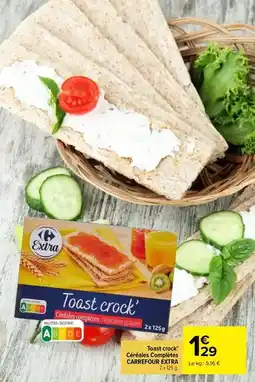 Carrefour Market Carrefour - toast crock offre