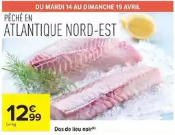 Carrefour Drive Avril - dos de lieu noir offre