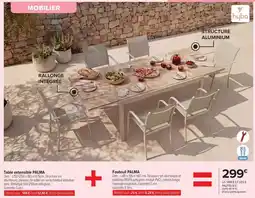 Carrefour Hyba - table extensible palma offre