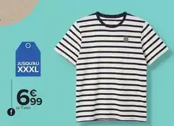 Carrefour T-shirt uni homme offre
