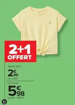 Carrefour T-shirt offre