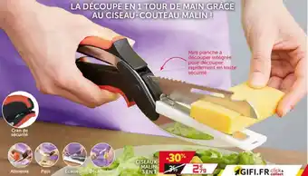 Gifi Ciseaux malin 3 en 1 offre