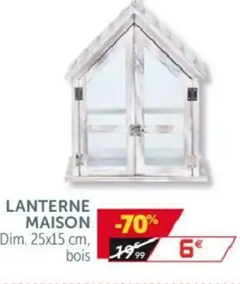 Gifi Lanterne maison offre