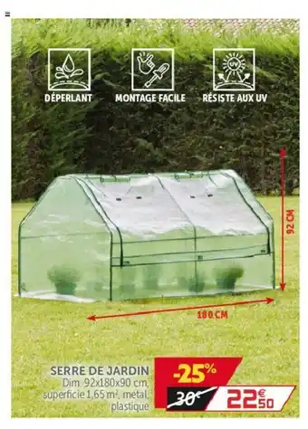 Gifi Serre de jardin offre