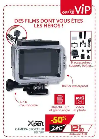 Gifi Caméra sport HD offre