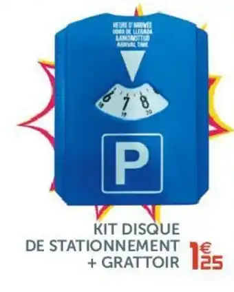 Gifi Kit disque de stationnement + grattoir offre