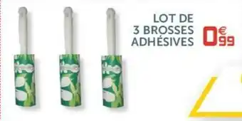 Gifi Lot de 3 brosses adhésives offre