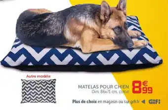 Gifi Matelas pour chien offre