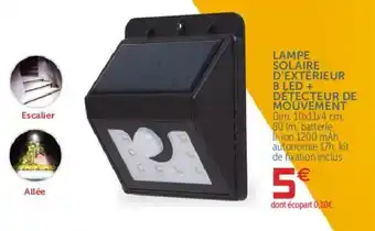 Gifi Lampe solaire offre