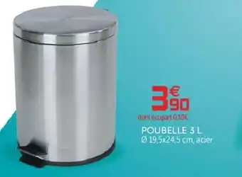 Gifi Poubelle 3 L offre